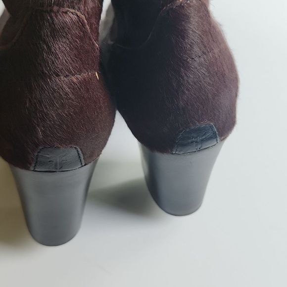 Frye Parker cow fur heels boots - Picture 4 of 12